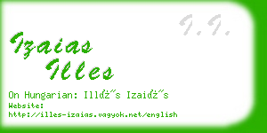 izaias illes business card
